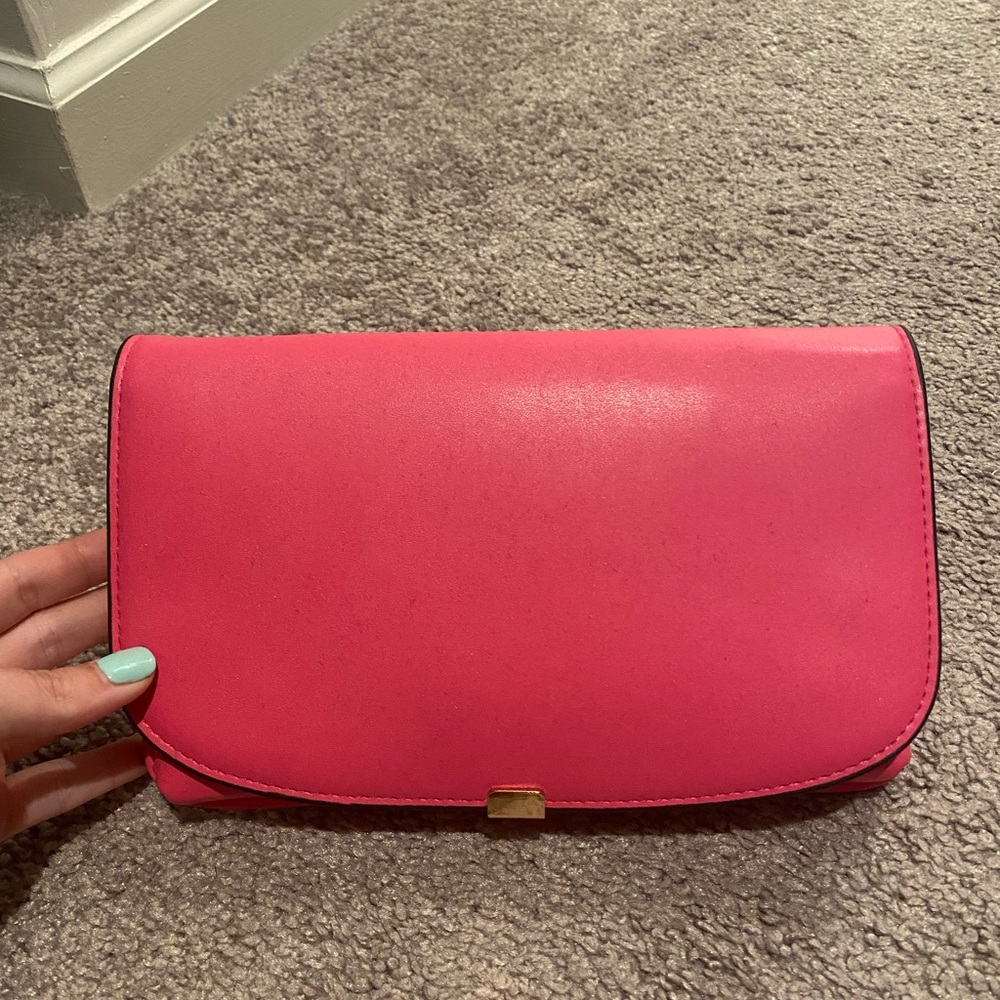 Pink crossbody/clutch
